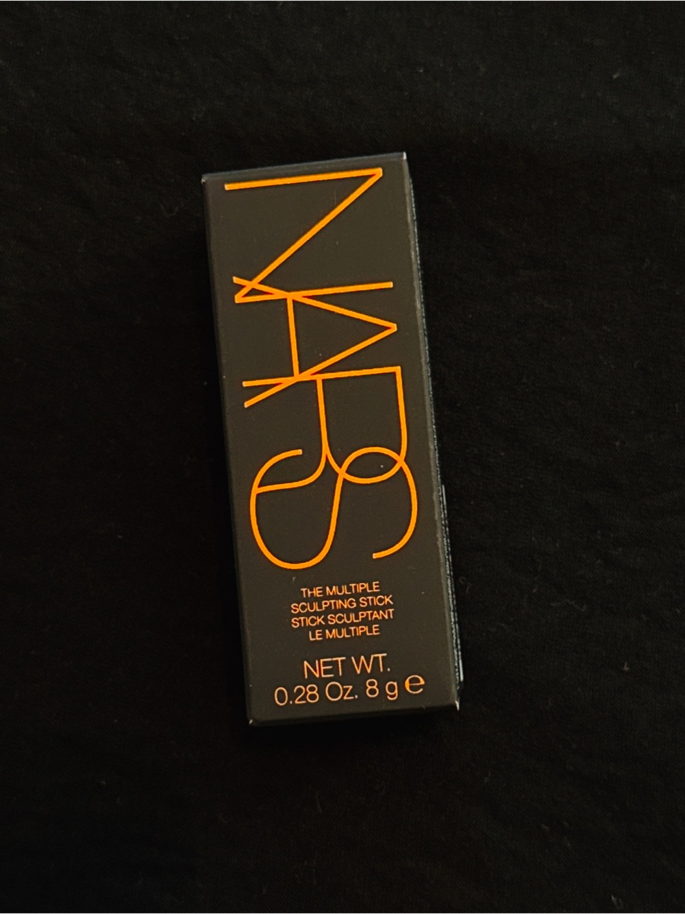 NARS Sculpting Stick Box in Black with Orange Logo